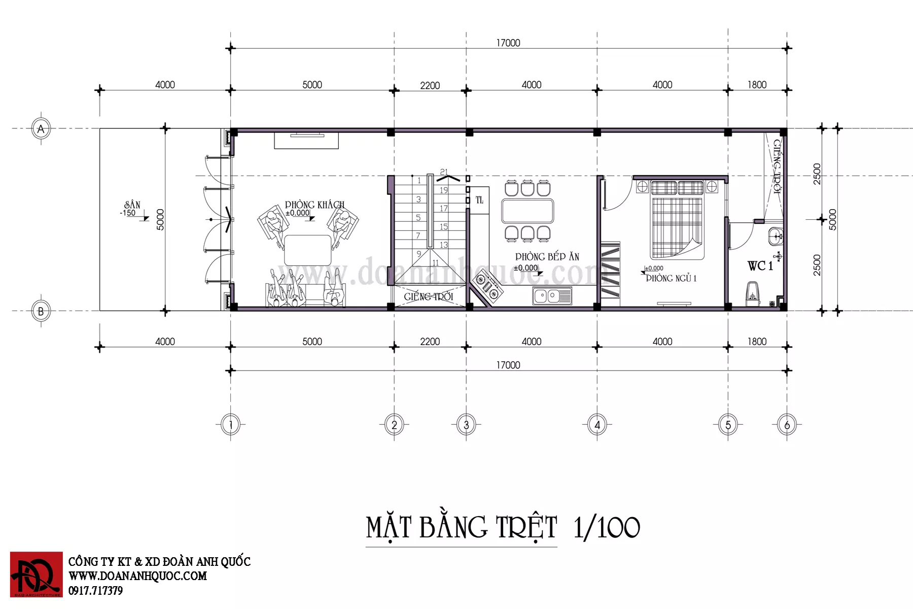 Nhà phố 5x17m giá rẻ tại Phan Thiết- MS 02